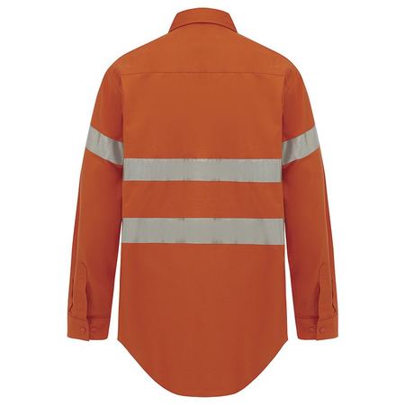 WORKIT® Hi-Vis Two-Tone Closed Front Regular Weight Taped Shirt
