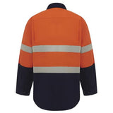 WORKIT® Hi-Vis Lightweight Long Sleeve Adjustable Cuff Taped Shirt