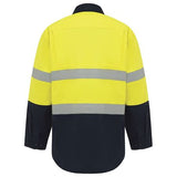 WORKIT® Hi-Vis Lightweight Long Sleeve Adjustable Cuff Taped Shirt