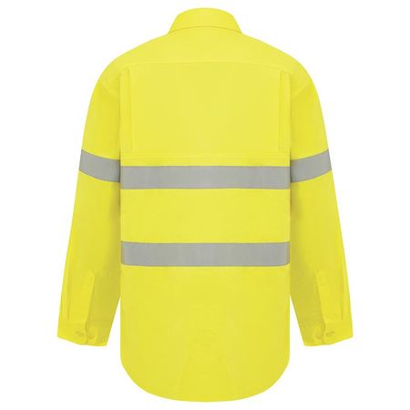 WORKIT® Hi-Vis Lightweight Long Sleeve Adjustable Cuff Taped Shirt
