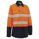 WORKIT® Women's Hi-Vis Two-Tone Lightweight Ripstop Breathable Taped Shirt