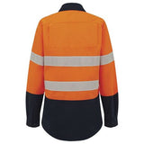WORKIT® Women's Hi-Vis Two-Tone Lightweight Ripstop Breathable Taped Shirt