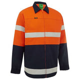 WORKIT® Hi-Vis Two-Tone Cotton Drill Taped Jacket