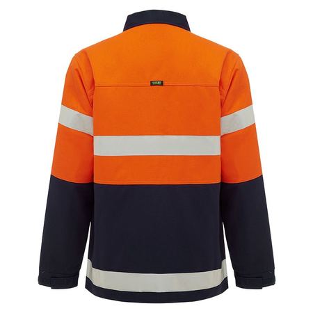 WORKIT® Hi-Vis Two-Tone Cotton Drill Taped Jacket