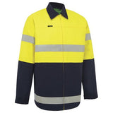 WORKIT® Hi-Vis Two-Tone Cotton Drill Taped Jacket