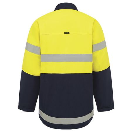 WORKIT® Hi-Vis Two-Tone Cotton Drill Taped Jacket