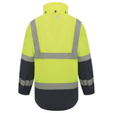 WORKIT® Hi-Vis Two-Tone Waterproof Taped Rain Jacket