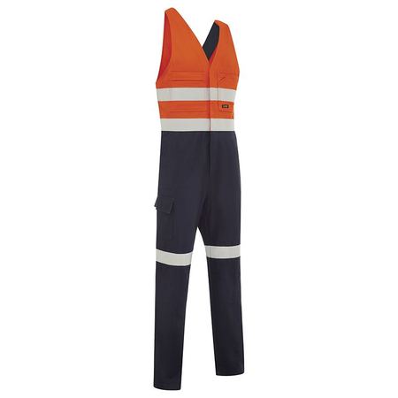 WORKIT® Hi-Vis Two-Tone Regular Weight Action Back Coveralls with Reflective Tape