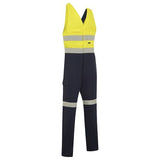 WORKIT® Hi-Vis Two-Tone Regular Weight Action Back Coveralls with Reflective Tape