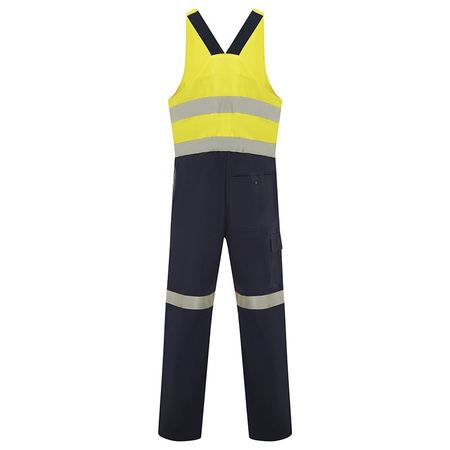 WORKIT® Hi-Vis Two-Tone Regular Weight Action Back Coveralls with Reflective Tape