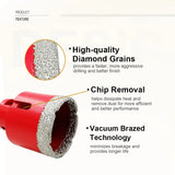 M14 Diamond Hole Saw for Porcelain Tile & Stone | 6–125 mm