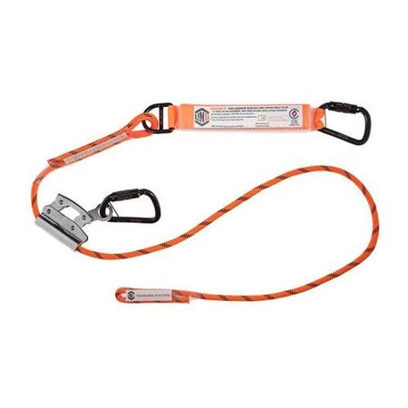 LINQ® Single Leg Adjustable Kernmantle Rope Lanyard 2M