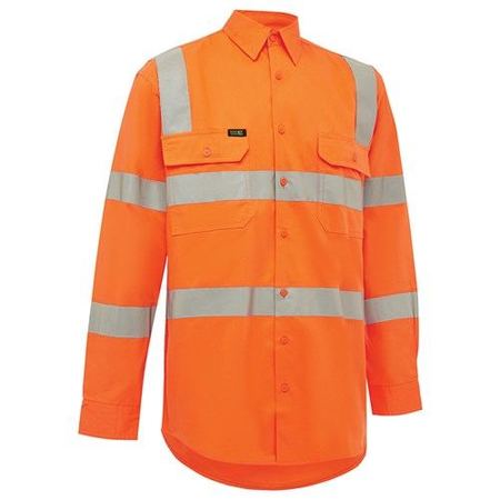 WORKIT® Hi-Vis Lightweight VIC Rail Taped Shirt