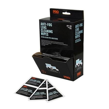Anti-Fog Lens Cleaning Wipes (100 Pack)