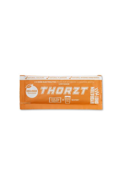 THORZT® Hydration Shot MAX – High Electrolyte Low Sugar Powder (500 Sachets)