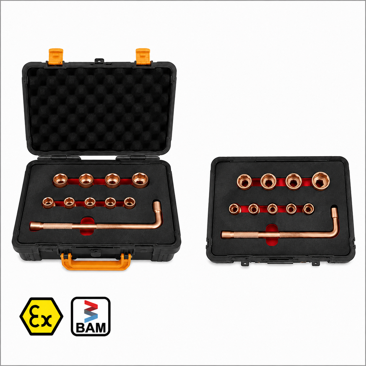 1/2" Drive Non-Sparking Socket Set – 10 Piece