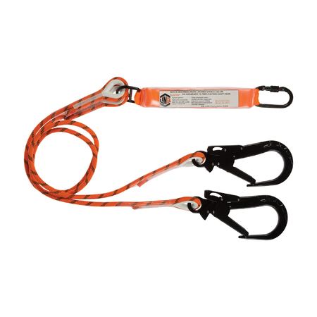 LINQ® Double Leg Kernmantle Rope Shock Absorbing Lanyard