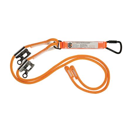 LINQ® Double Leg Adjustable Kernmantle Rope Shock Absorbing Lanyard