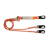 LINQ® Double Leg Kernmantle Rope Shock Absorbing Lanyard