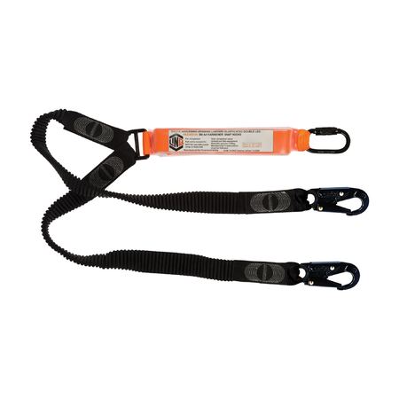 LINQ® Elite Double Leg Elasticated Shock Absorbing Lanyard