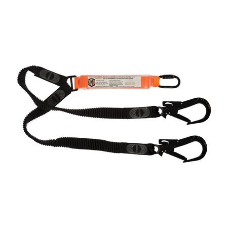 LINQ® Elite Double Leg Elasticated Shock Absorbing Lanyard