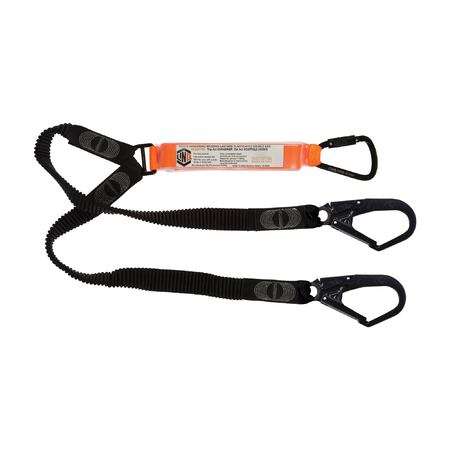 LINQ® Elite Double Leg Elasticated Shock Absorbing Lanyard