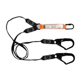 LINQ® Elite Double Leg Shock Absorbing Webbing Lanyard