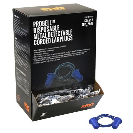 ProBell Metal Detectable Corded Earplugs