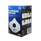 P2 Disposable Respirator with Exhalation Valve (12Pack)