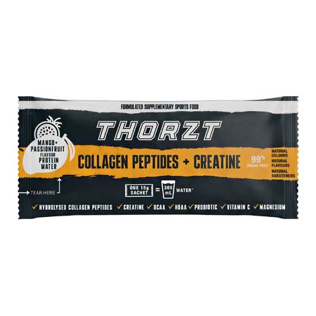 THORZT Collagen & Creatine Protein Water – Mango Passionfruit