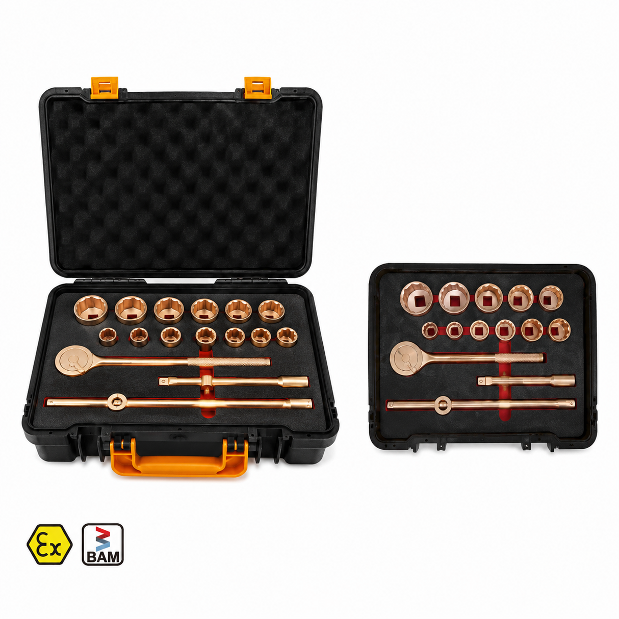 3/4" Drive Non-Sparking Socket Set – 15 Piece