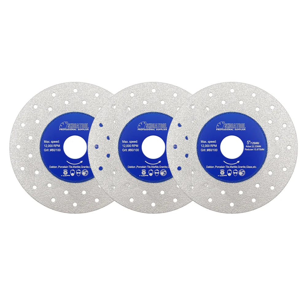 Porous Diamond Cutting & Grinding Disc for Porcelain and Dekton | 75–125 mm