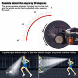 Magnetic USB Rechargeable Dual Beam LED Head Torch