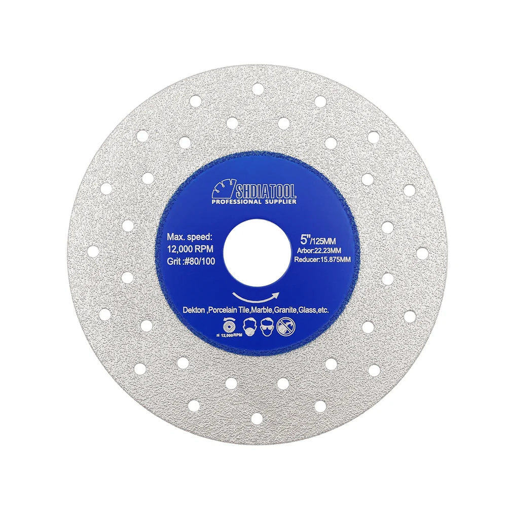 Porous Diamond Cutting & Grinding Disc for Porcelain and Dekton | 75–125 mm