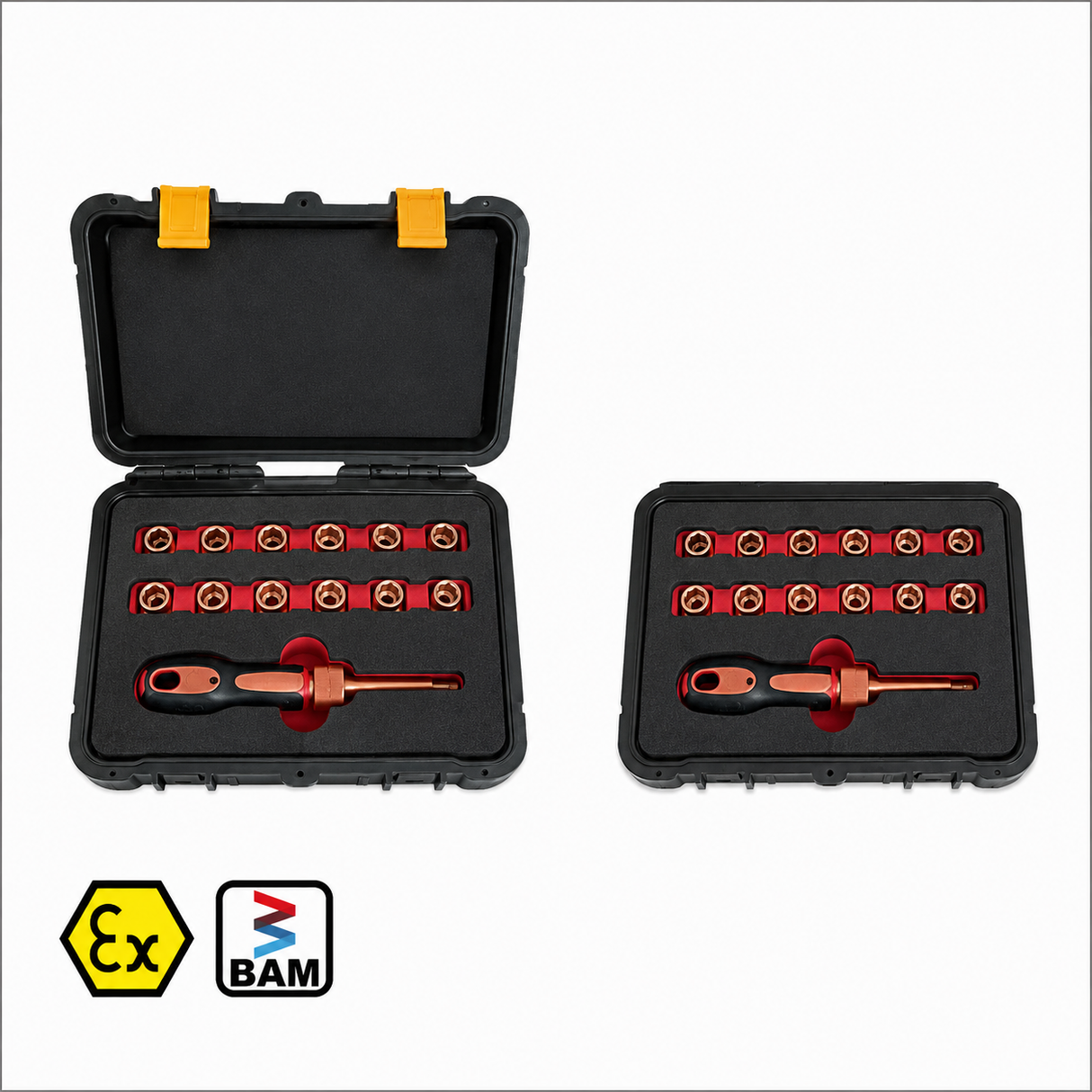 1/4" Drive Non-Sparking Socket Set – 12 Piece