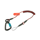 GRIPPS® Coil E-Tether with Dual-Locking Carabiner – 0.5 kg / 1.1 lb Drop-Prevention Device Tether