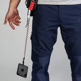 GRIPPS® Coil E-Tether with Poly Clip E-Catch (Non-Conductive) – 0.5 kg / 1.1 lb Drop-Prevention Device Tether