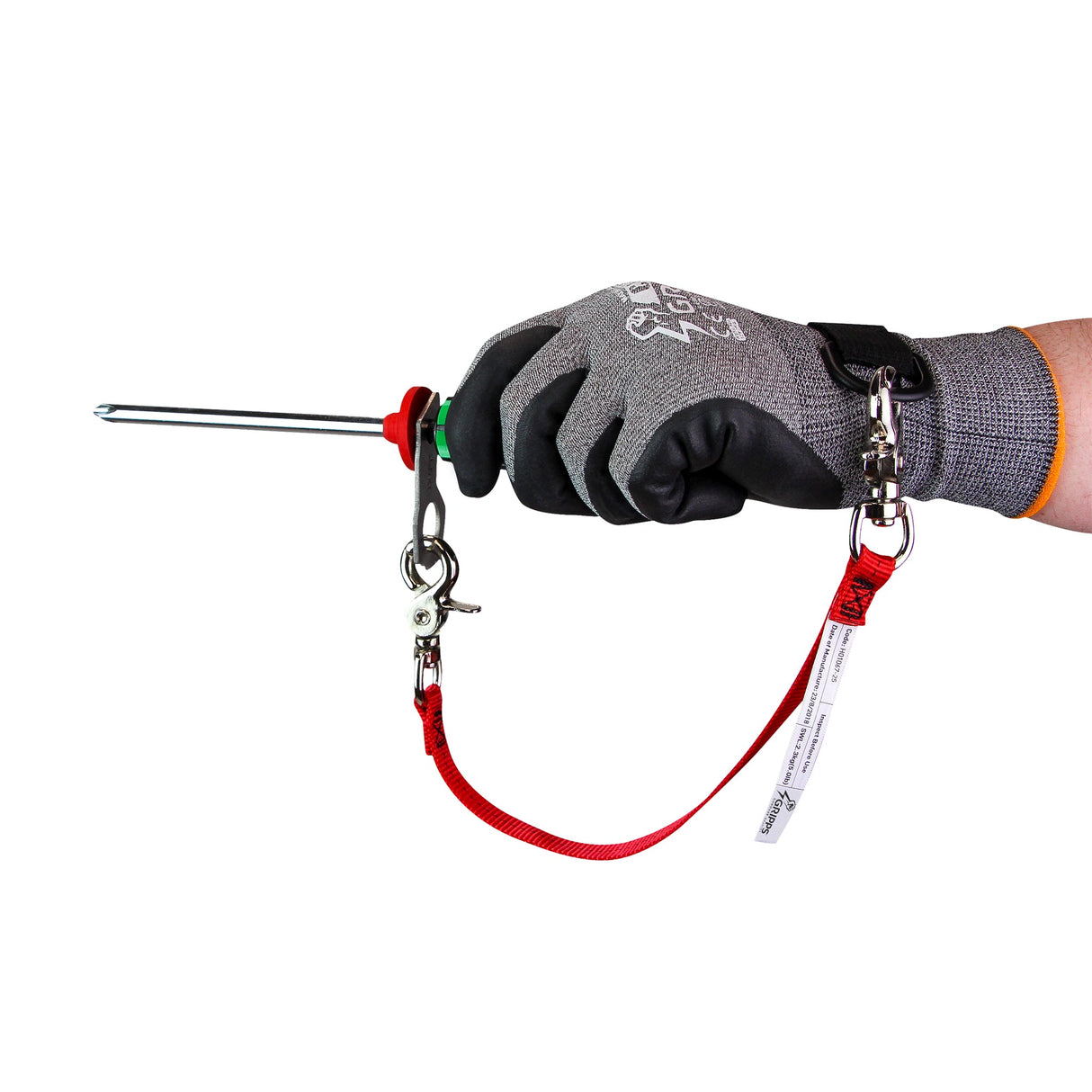 GRIPPS® Webbing Wrist Tether Single-Action – 2.5 kg / 5.5 lb Drop-Prevention Tool Tether