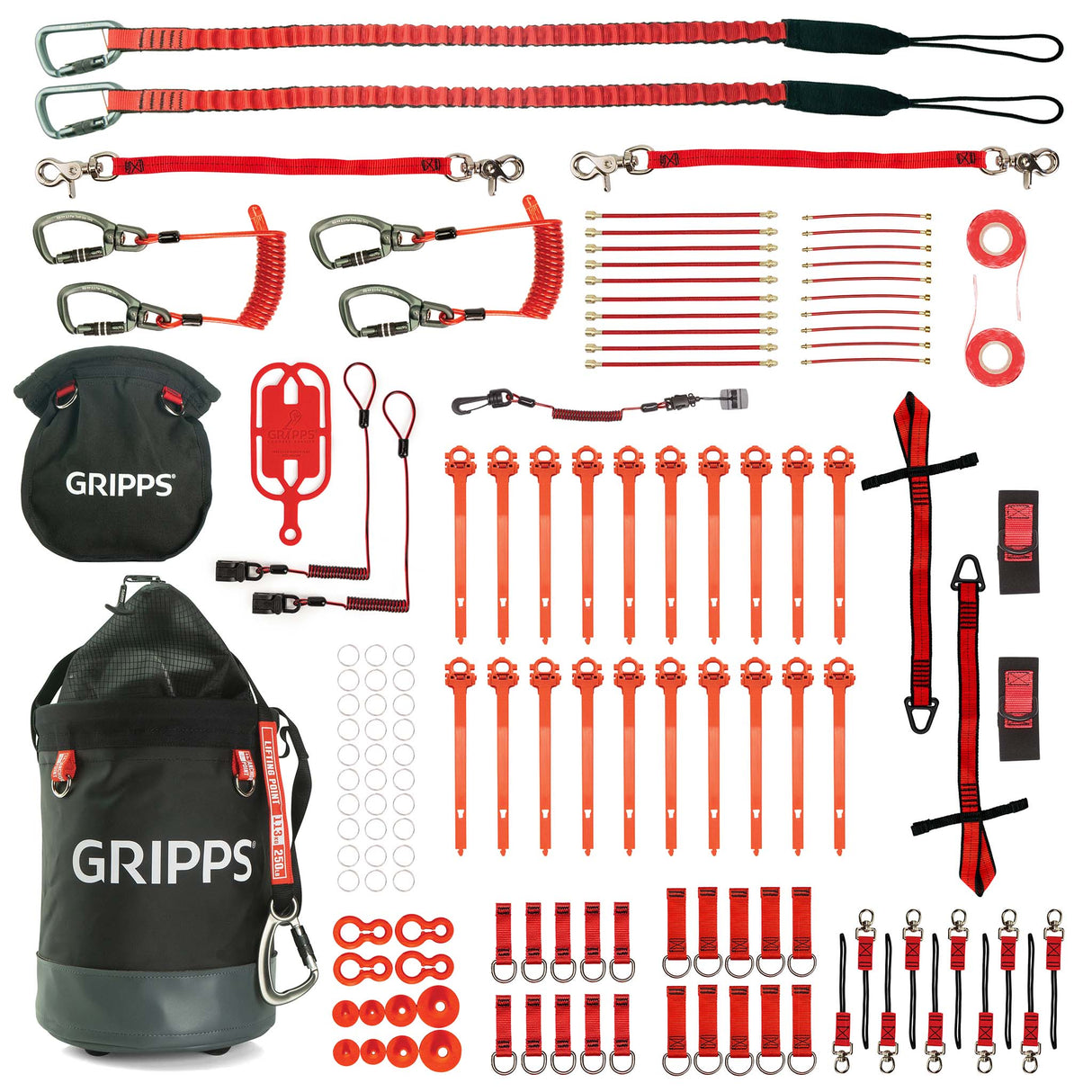 GRIPPS® 60 Tool Tether Kit with Bull Bag & Bolt-Safe Pouch