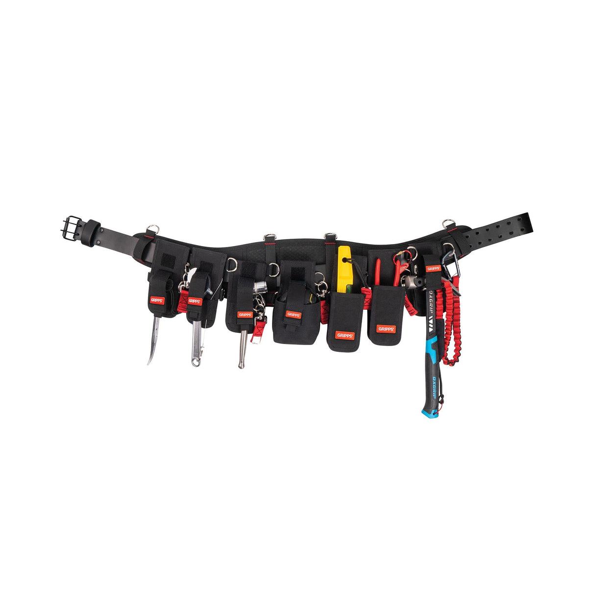 GRIPPS® Scaffolders Kit – 7-Tool Retractable with Leather Belt