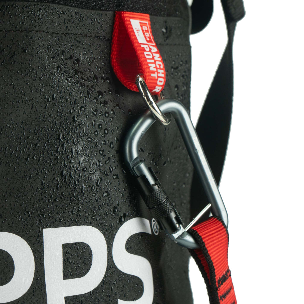 GRIPPS® Bungee Tether Two Dual-Action Carabiners – Heavy-Duty Dual-Ended Tool Tether