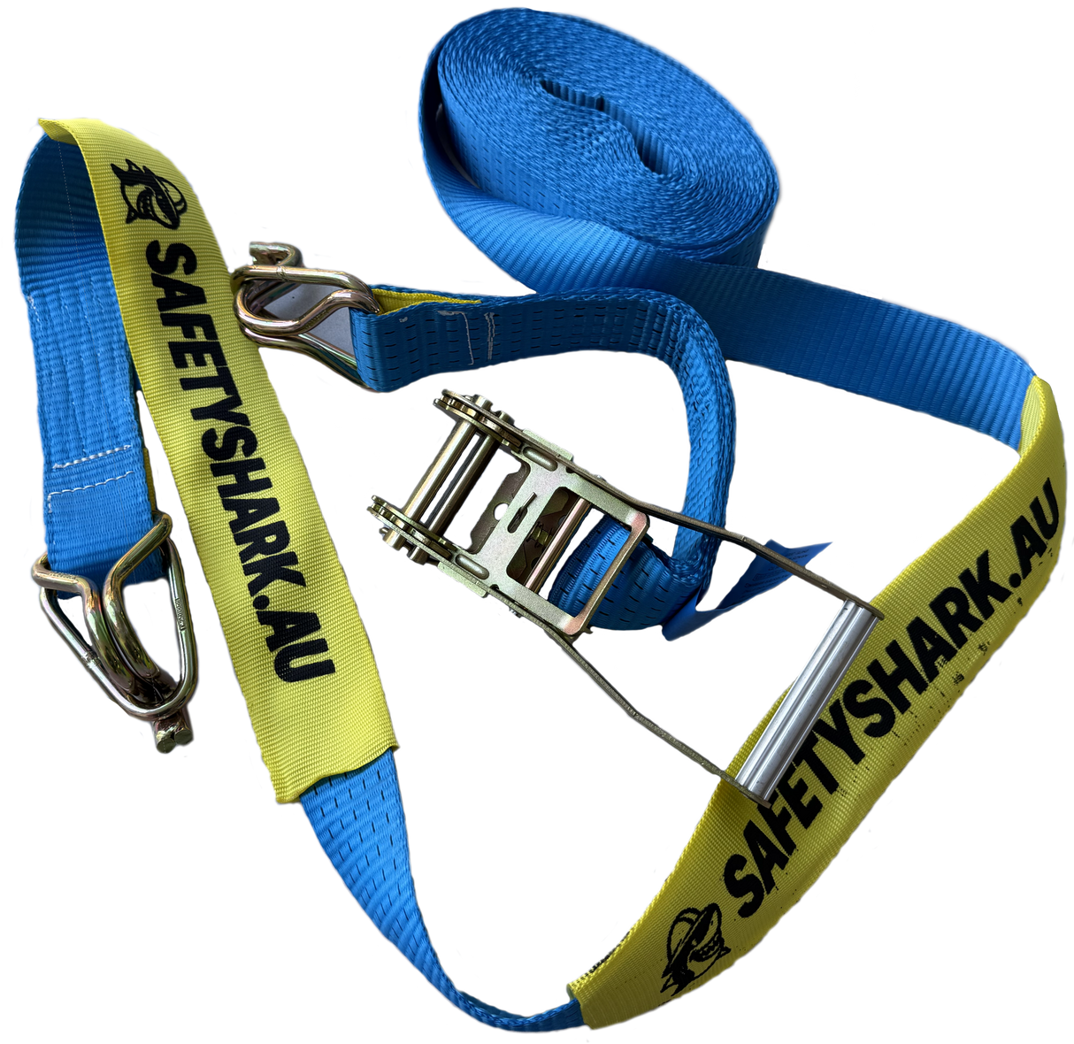Ratchet Tie Down Strap with Swan Hook – AS/NZS 4380 Certified 50mm x 9m
