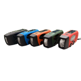 Solar Emergency Dynamo Radio + Flashlight (2000mAh)