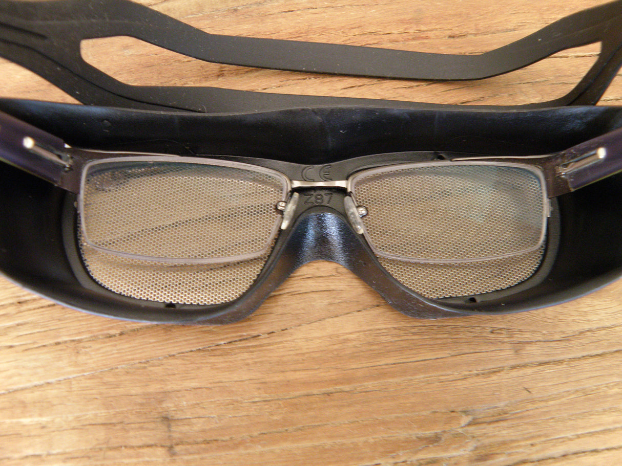 SAFE-EYES Mesh Safety Goggle - Fit over Glasses