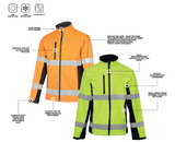 WORKIT® Hi-Vis Biomotion Taped Softshell Jacket