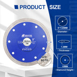 X-Mesh Turbo Diamond Blade for Porcelain & Ceramic Tile | 105–350 mm