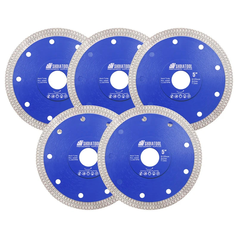 X-Mesh Turbo Diamond Blade for Porcelain & Ceramic Tile | 105–350 mm