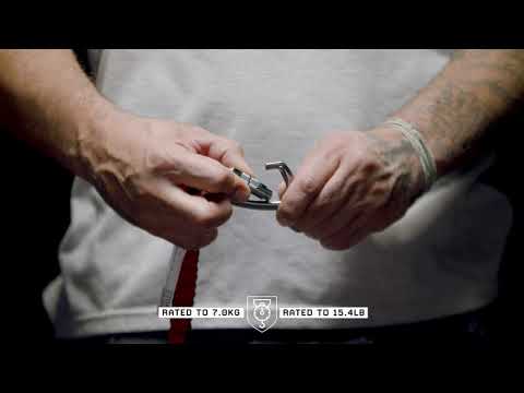 GRIPPS® Bungee Tether Triple-Action Carabiner – High-Security Drop-Prevention Tool Tether