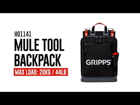 GRIPPS® Mule Tool Backpack – 20 kg / 44 lb Drop-Prevention Tool Backpack