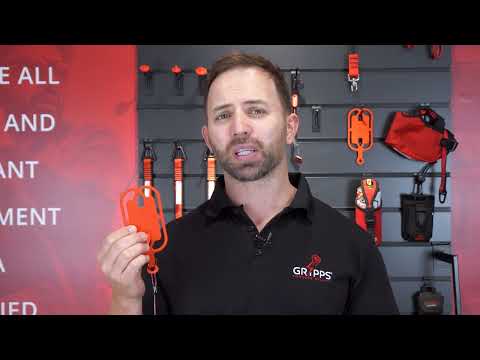 GRIPPS® Phone Gripper with Coil Tether